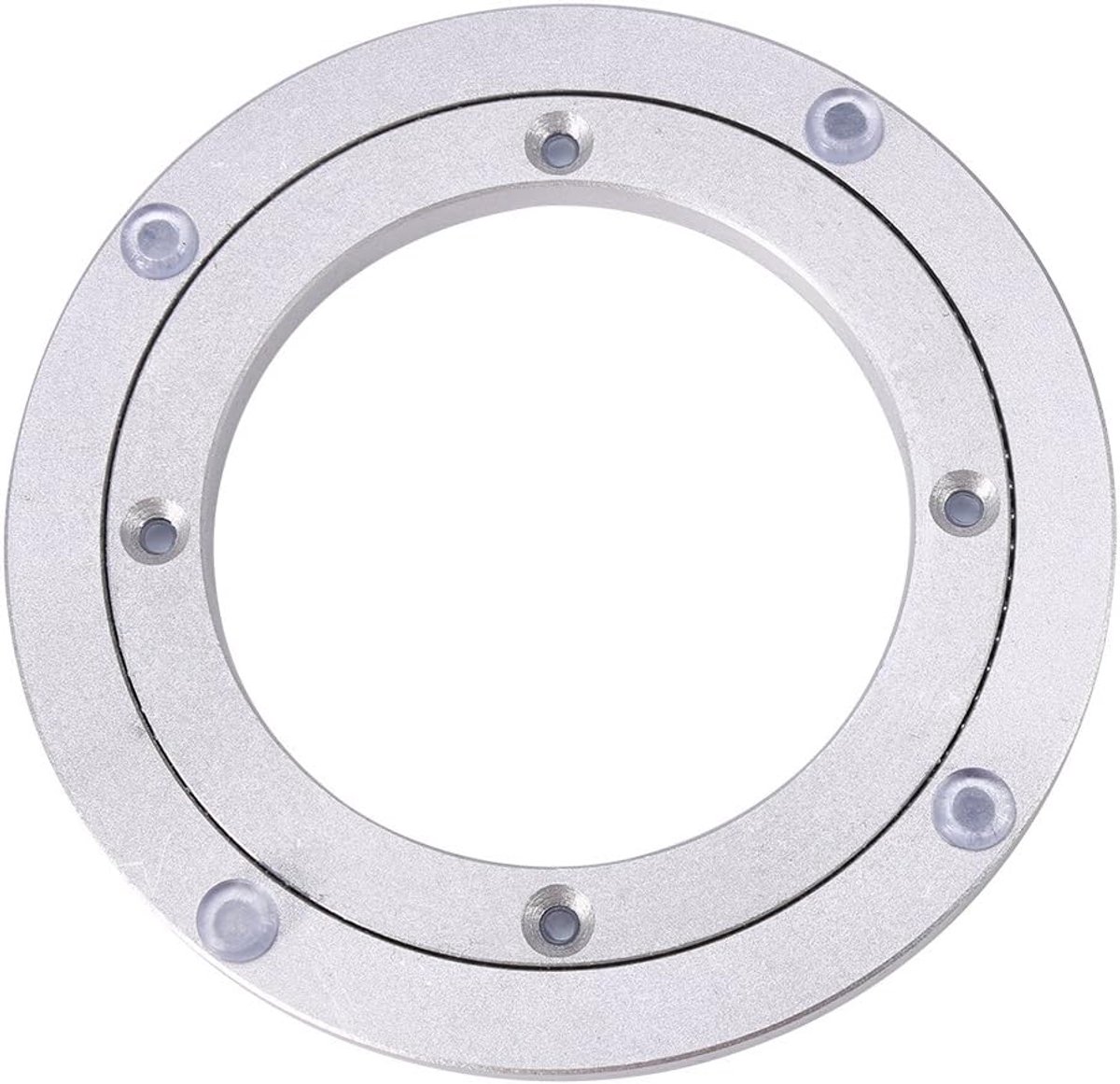 SnelShoppen - Lazy Susan Draaitafelplaat 15cm, Aluminium Swivel, Robuuste en Duurzame Draairing voor Eettafel, Makkelijk Schoon te Maken, Ideaal voor