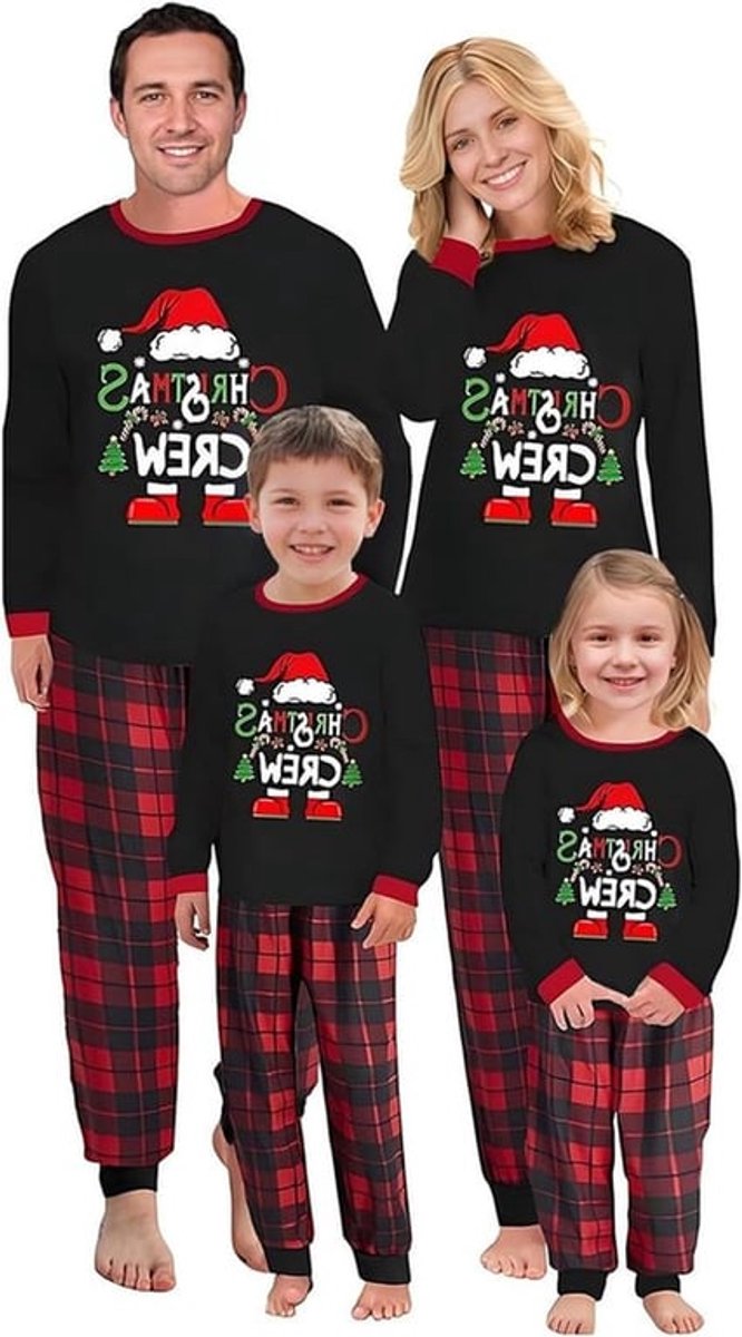 Warme Kerst Jumpsuit Kostuum Set voor het Hele Gezin - Perfect voor Herfst en Winter, Geschikt voor Vrouwen, Mannen, Meisjes, Jongens en Baby's