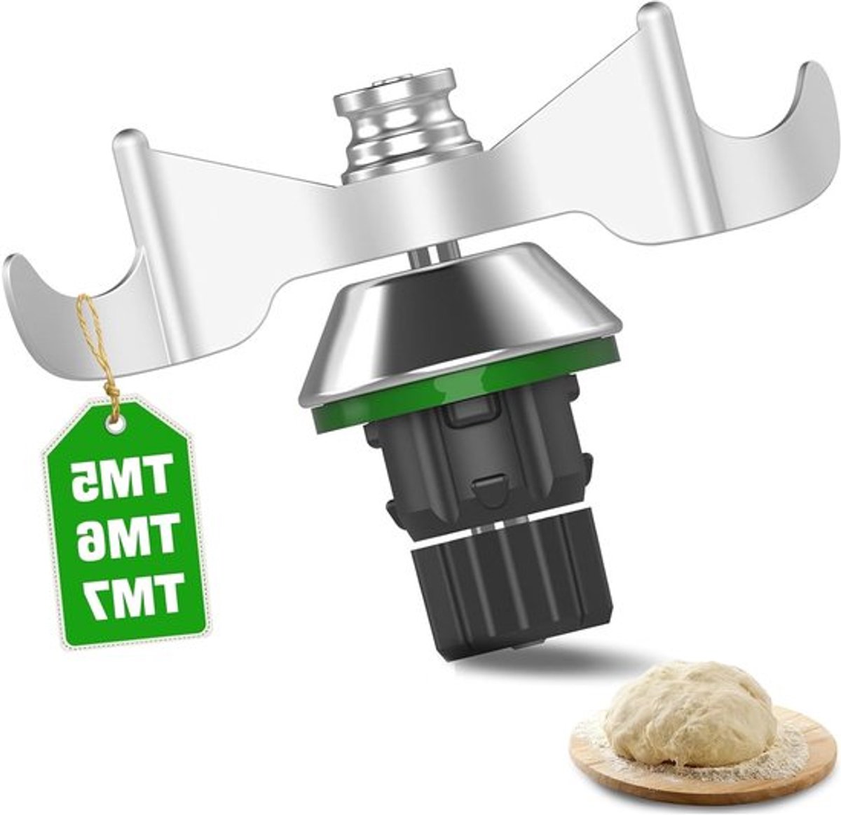 Vervangingsmes voor deegmixen - Roestvrijstalen mes voor keukenmachines, Accessoire voor bakken en koken, Ideaal voor deeg en beslag