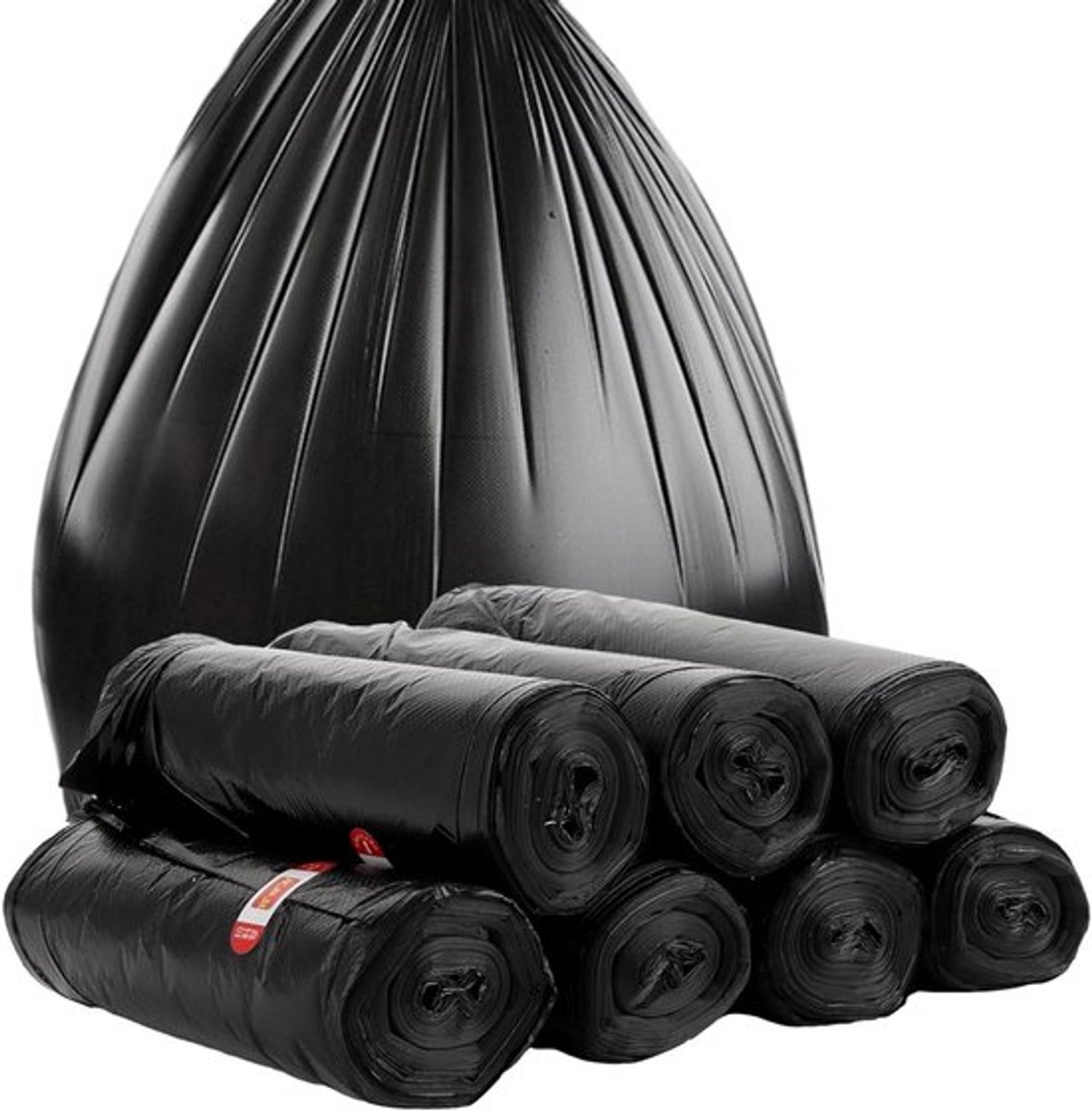 225 Stuks 40L Extra Sterke en Scheurbestendige Vuilniszakken voor Huishouden, Tuin en Kantoor, 60 x 80 cm (15 Rollen)