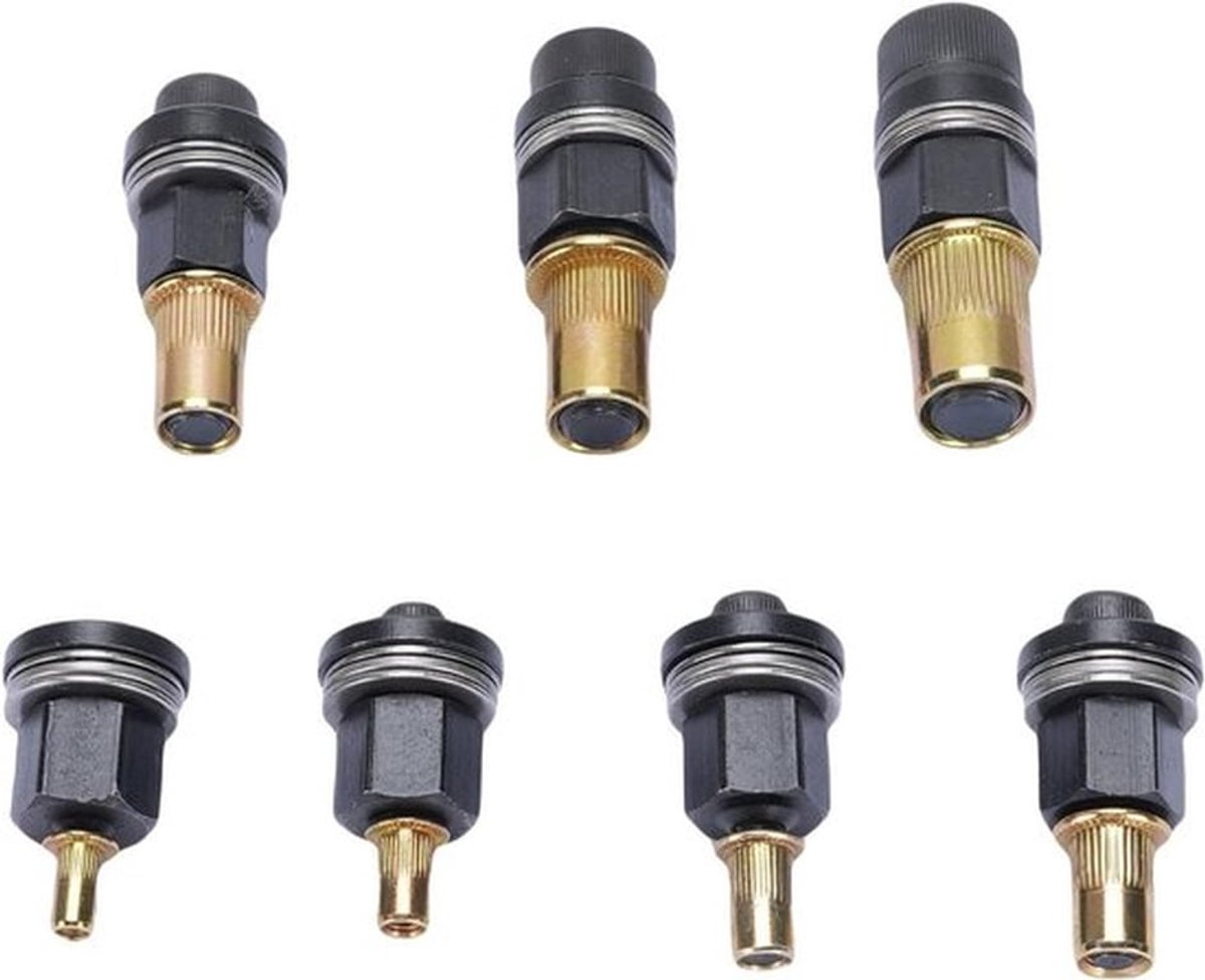 Rivet-nut assortimentset M3-M10 – 7 maten handgereedschap voor meubels, auto's en industrieel gebruik van gehard koolstofstaal