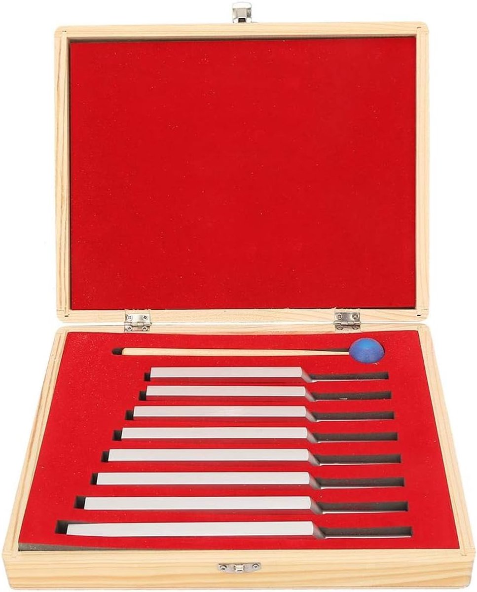 SnelShoppen - Tuning Fork Geluidstuner met Hamer Aluminium, Ideaal voor Meditatie, Ontspanning en Therapeutische Toepassingen