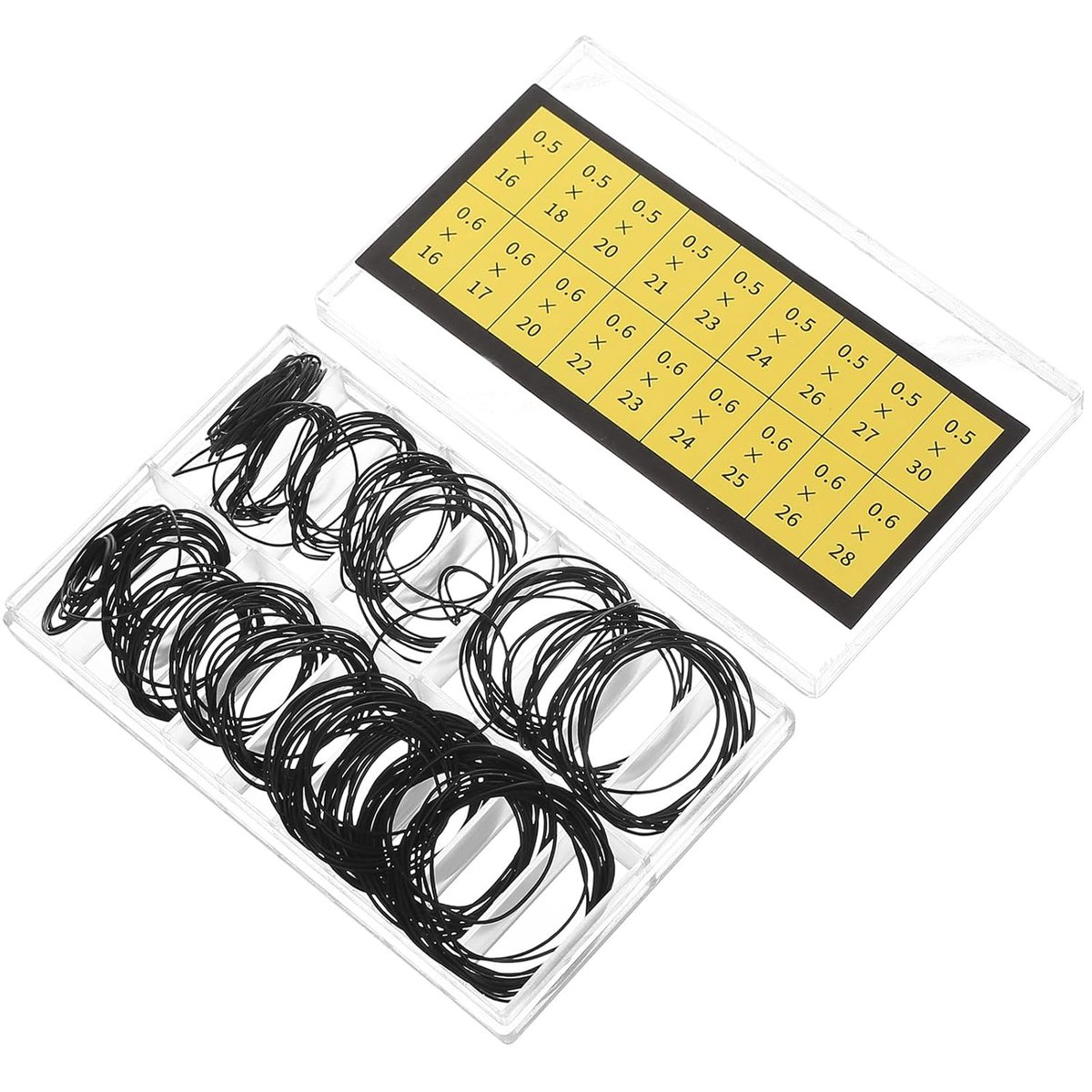 O-Ringen 210 Stuks - Rubber Gasket - Duurzaam en Flexibel - Voor Horloge Reparatie - ShopVlot
