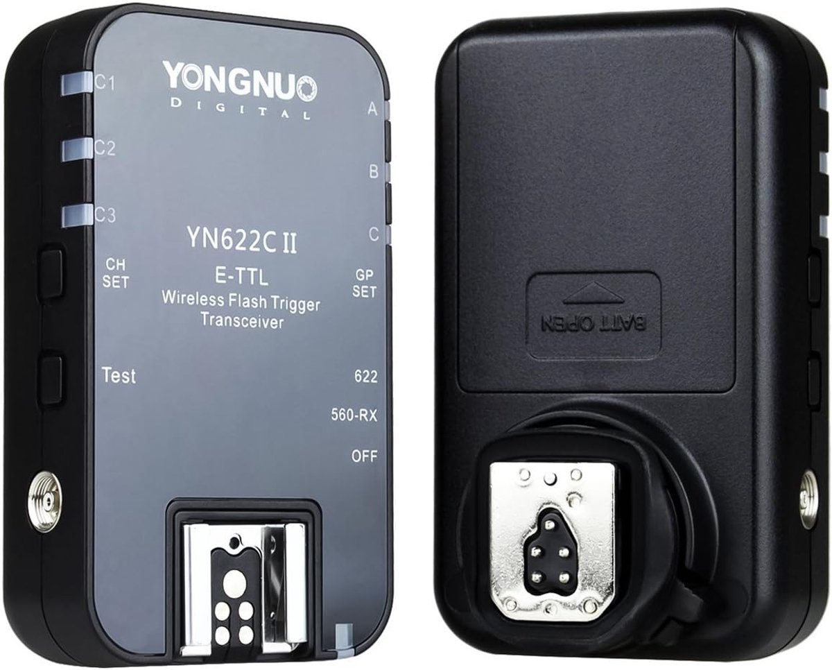 SnelShoppen - Draadloze Flitsafstandsbediening YN-622N II i-TTL / YN-622C II E-TTL - FSK 2.4GHz met Synchronisatie Snelheid 1/8000s voor Fotografie
