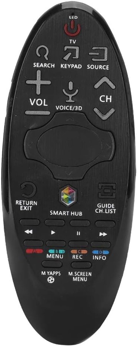 SnelShoppen - Multifunctionele TV Afstandsbediening, Geschikt voor RBN59-01182G -01185D -01184D -01182D -01181D, Compacte Smart TV Controller voor LCD