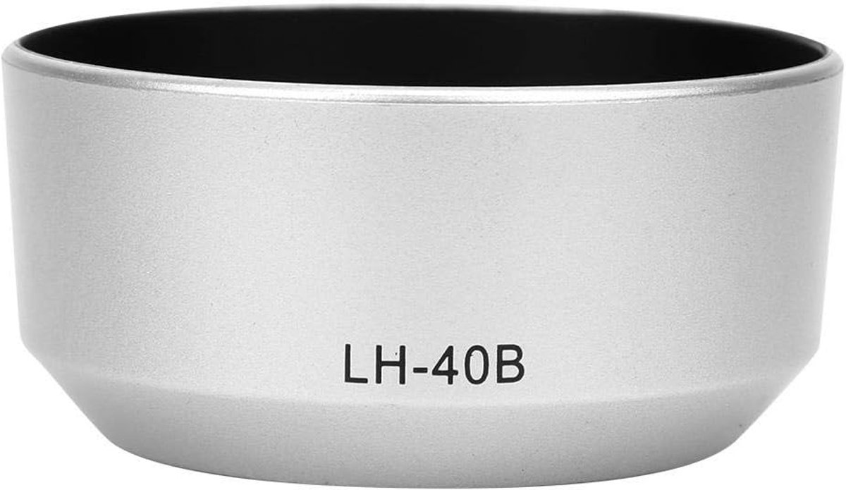 SnelShoppen - Yunir LH-40B Lenskap - Draagbare Zwarte Plastic Camera Lens Hood voor M.ZUIKO ED 12-40mm F2.8 Lens - Hoge Kwaliteit, Duurzaam, Verbeterd