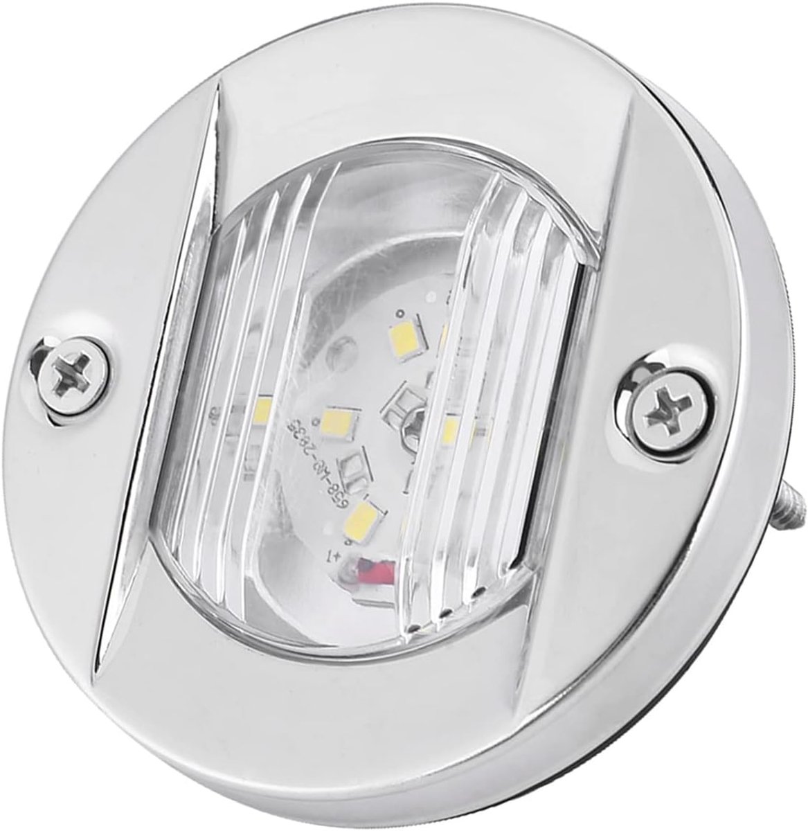SnelShoppen - 12V Waterproof Marine Bootlamp Navigatie Anker Verlichting Tuinfakkel Jacht Spiegel Lamp Wit RVS Zeil Signaal Verlichting
