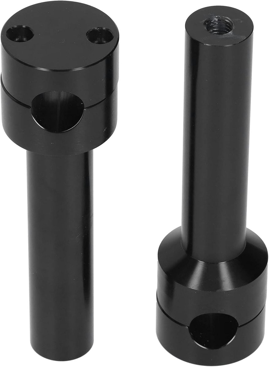 SnelShoppen - 22mm Motorfiets Stuurverhoger Ronde Stuurbevestigingsset Liftkit Aluminium Legering Verhogers Adapter Motorfiets Reparatie Accessoires (