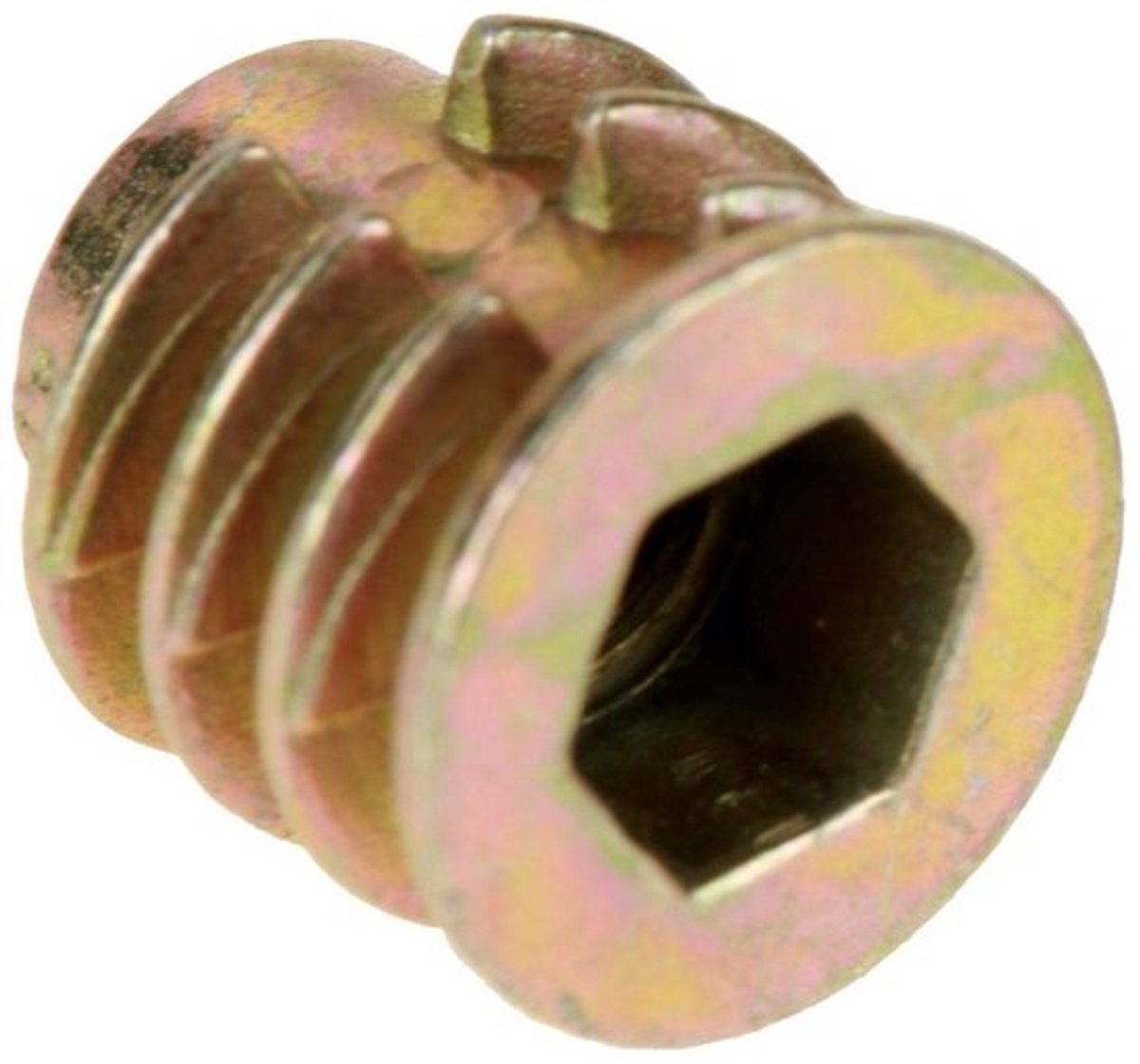 50 stuks M4×8mm Hex Moeren voor Houtbewerking, Verbindingselementen en Meubelmontage van Zinklegering