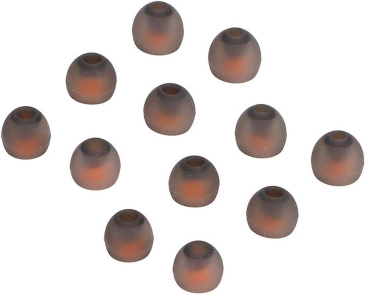 Set Vervangende Silicone Oordopjes voor In-Ear Hoofdtelefoons - 12 Stuks Geluidsisolatie en Comfort voor Diverse Modellen, S/M/L Maten