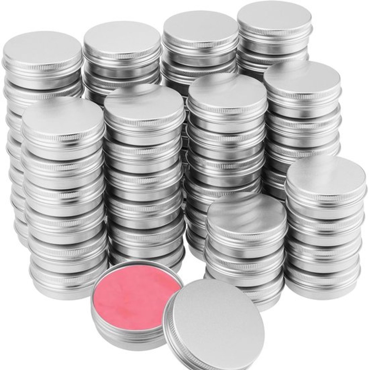 Aluminium Blikken - Kleine Lege Potten - 30 Milliliter - Stijlvol en Duurzaam - Perfect voor Reizen - 60 Pack