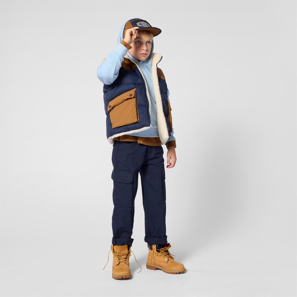 Timberland T61059 Jas 10 Years Jongen Blauw