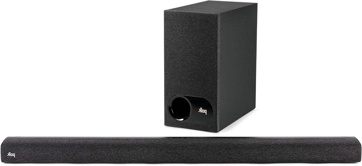 Soundbar met Subwoofer - Draadloze Luidspreker - Film Avond - Stemversterking Technologie - Dolby Digital 5.1 - Zwart