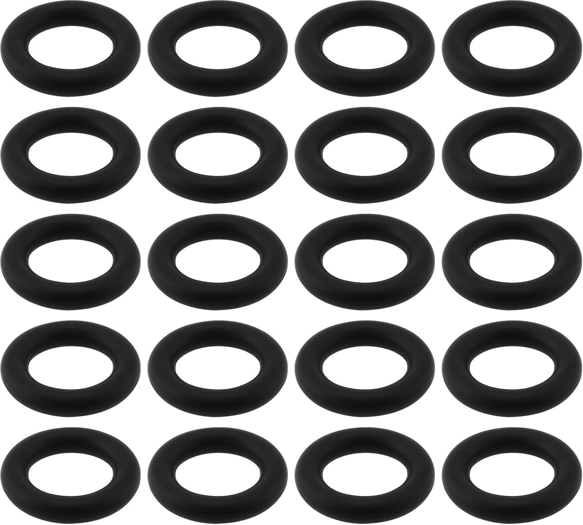 SnelShoppen - 50 Stuks Douchekop O-Ringen 9.5x5.7x1.9mm Voor Douchekoppen 1931 8106 8108 - Hoge Temperatuur en Druk Bestendig Nitril Rubber
