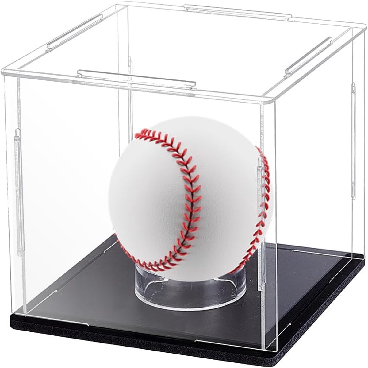 SnelShoppen - Golfbal Display Case Cube Houder Helder Acryl Box Memorabilia Showcase Handtekening Bal Bescherming Vierkante Houder Stand voor Golfbal