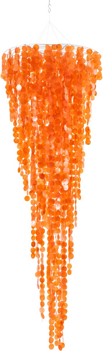 J-Line hanger Schelp - schelpen - oranje - large