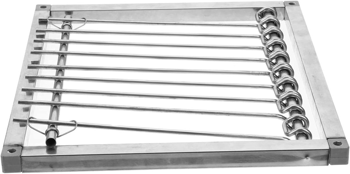 Duivenhokdeur - Duiventildeur Duif - Duiven Binnenlaten - Roestvrij Staal - 29x26cm - Zilver