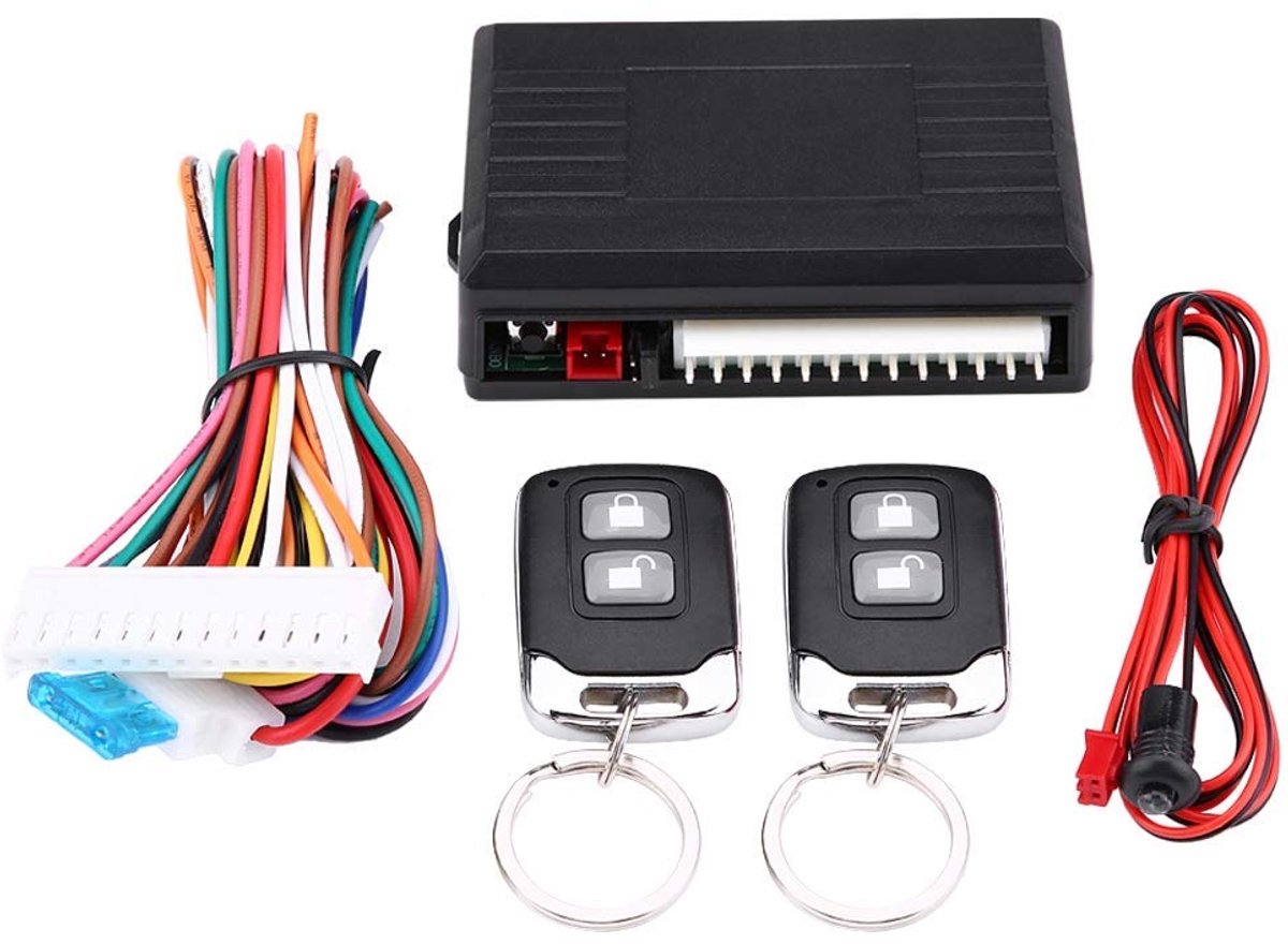 SnelShoppen - Universeel Auto Keyless Entry Systeem - Draadloze Afstandsbediening Kofferbak Ontgrendeling - Centrale Deurslot Controle Kit - Geschikt