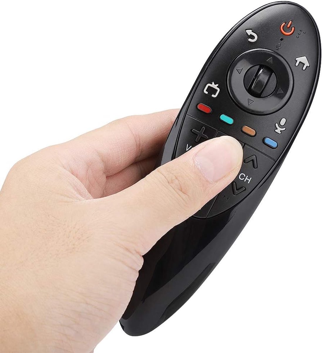 SnelShoppen - TV Afstandsbediening Vervanging voor 3D Smart TV AN-MR500G AN-MR500 MBM63935937, Zwarte Afstandsbediening met 10m Bereik, Ideaal voor Th