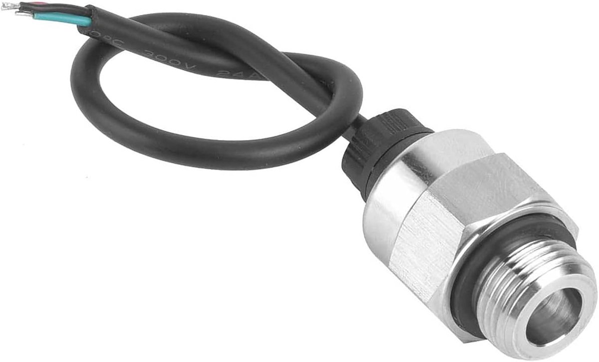 SnelShoppen - Druktransmitter Hoge Precisie Analoge Signaal Waterdruk Sensor IP65 G3/8 Schroefverbinding (0~2bar)