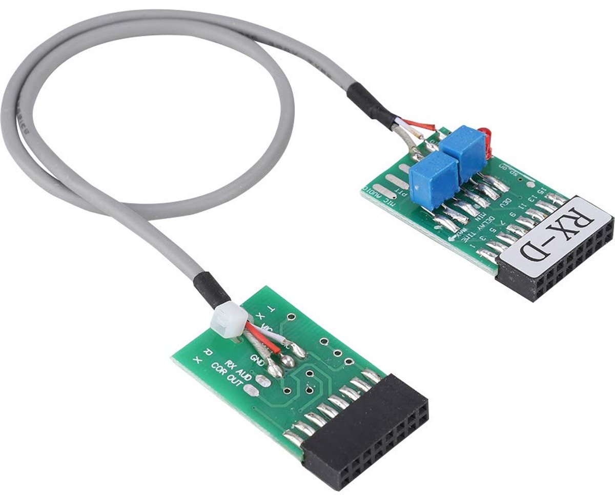 SnelShoppen - Unidirectionele vertraging kabel voor GM300 GM338 GM3188 GM3688, 30cm/11.8 inch, hoogwaardig koper, geschikt voor TX/RX-D radio repeater