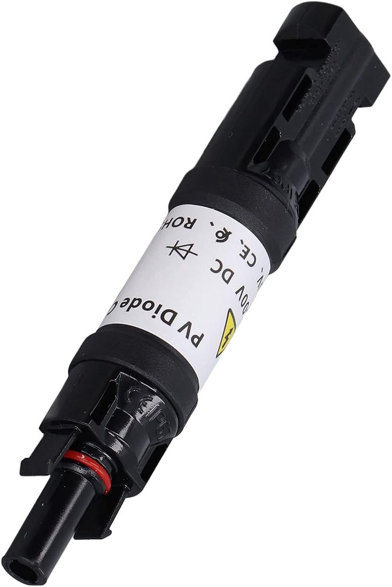SnelShoppen - Solar Fuse Connector Waterdichte Solar Fuse Houder Male en Female Connector voor Zonnepaneel 10A 1000V