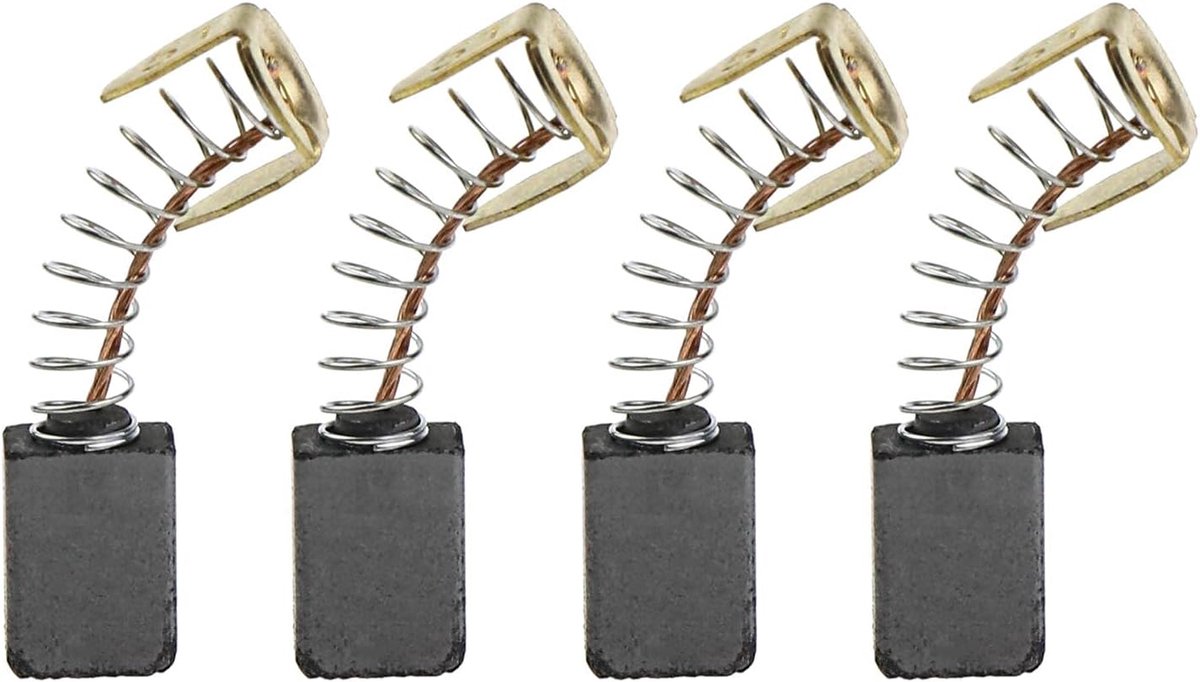 SnelShoppen - 4x Carbon Borstels 12x8x5mm Vervangingsaccessoires voor MHT710 MHT 710 E13 Power Tool Trimmer - Hoogwaardige Duurzame Kwaliteit