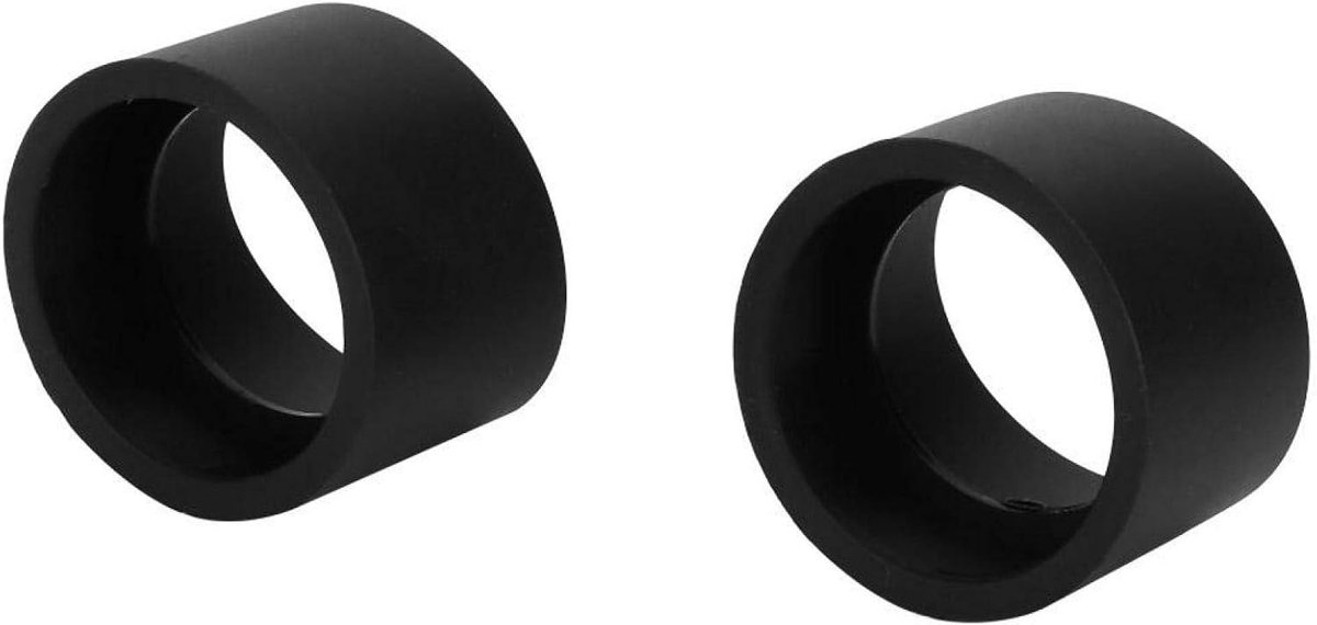 SnelShoppen - 36MM Oculair Beschermkap, Rubber Oculair Hoedje Geschikt voor Microscoop Oculair, Versterkt Oogbescherming, Zacht Rubber, Veelzijdig Geb