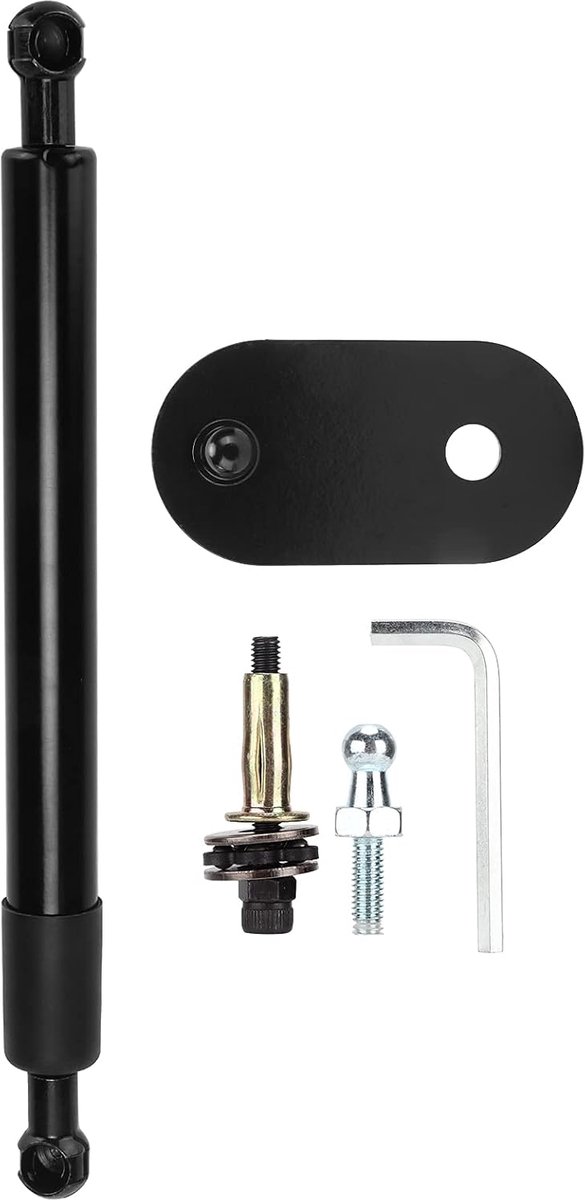 SnelShoppen - Tailgate Damper Montage Kit voor Oplaadsteun Achterklep Vervangingsstang voor Dodge Ram 1500 2500 3500 Pickup, Roestvrij Staal, Duurzaam