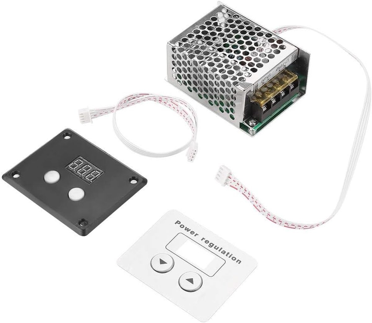 SnelShoppen - Digitale Spanningsregelaar 4000W AC 220V - Hoogwaardige Snelheid Controller Dimmer Thermostaat voor Thuisgebruik, Tuin en Klussen