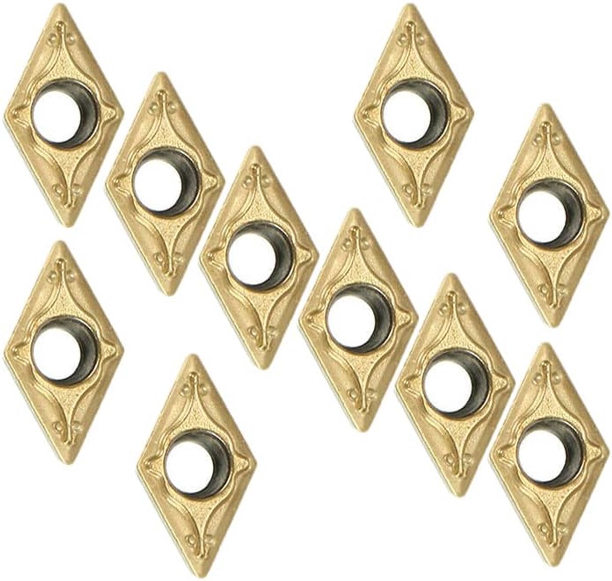 Carbide Inserts DCMT 21.51 - Grade US735 - 10 stuks - Voor nauwkeurig verspanen - ShopVlot