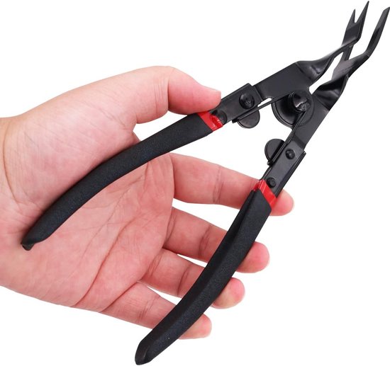 SnelShoppen - Deur Trim Verwijder Tool - Robuuste Manganese Staal Pliers met Ergonomische Rubber Handgreep - 2-in-1 Auto Deur Trim Clip Verwijderaar — afbeelding 3