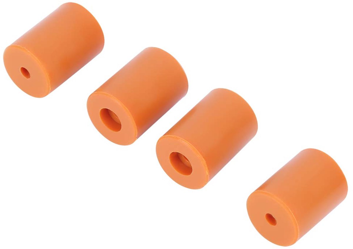 SnelShoppen - 4 Stuks Siliconen Buffer Leveling Kolommen voor 3D Printer Ender-2 / Ender 3 / Ender 3 Pro / CR-10 / 10s PRO - Hoogwaardige Warmtebesten