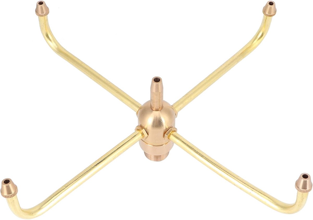 Draaiende fonteinmondstukken - Geanimeerd spuiteffect - Hoogwaardige messing - Perfect voor hotel- en familietuinen - ShopVlot