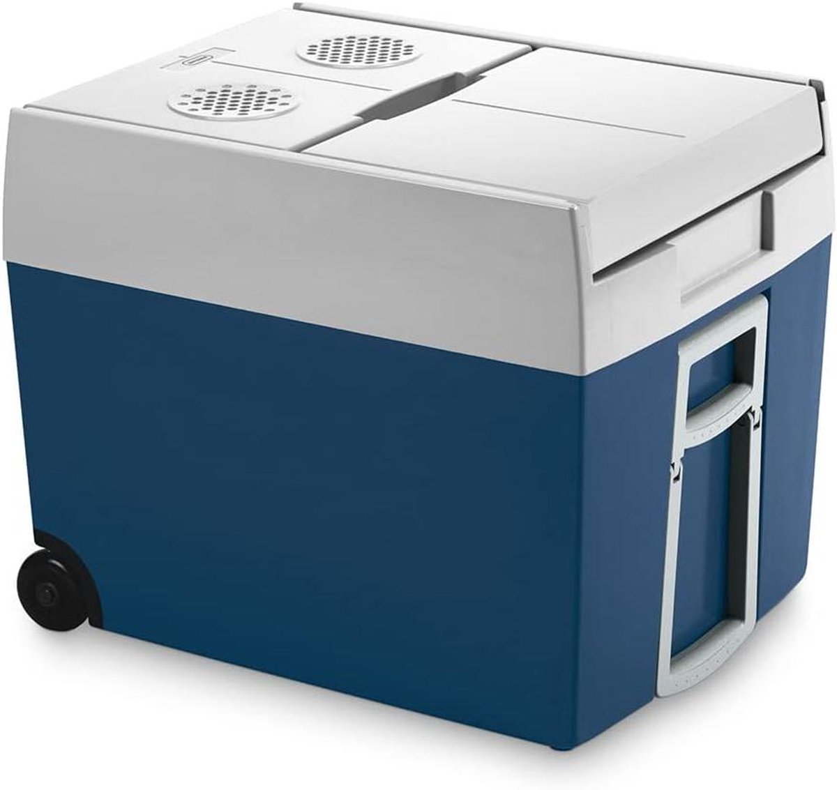Thermo-elektrische koelbox - Elektrische koeler - Eten koel houden - 12 en 230 Volt - 48 liter - Blauw