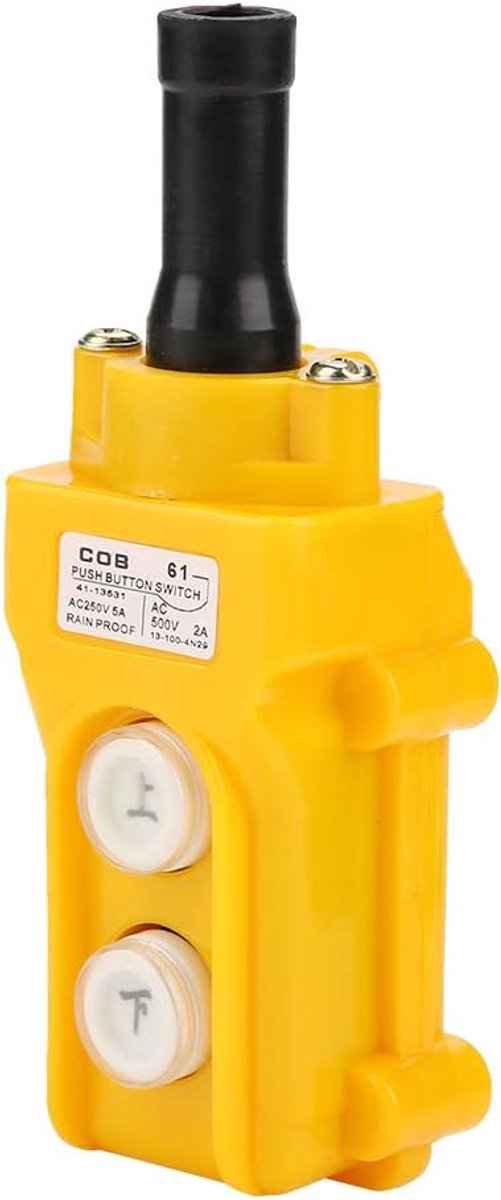 Push button switch for crane hoist, rain-proof control station up-down, crane lever control station UP-down hoist - ShopVlot