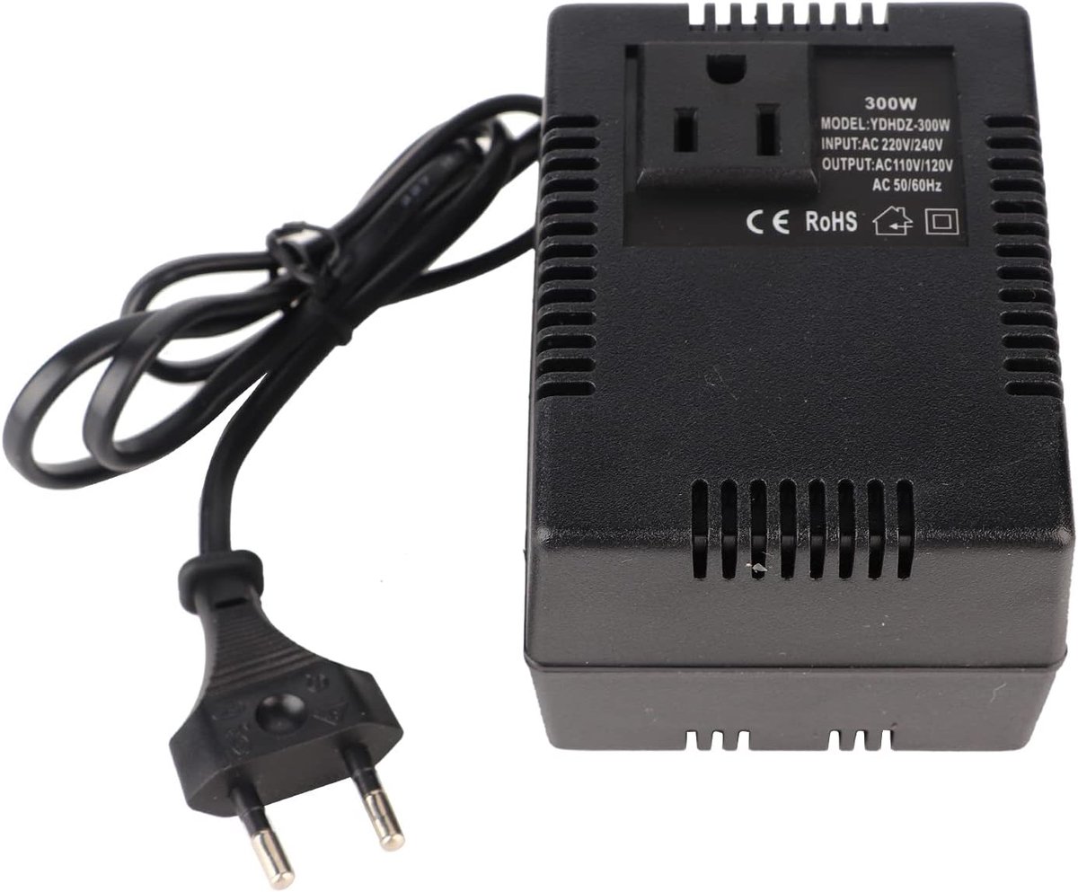 SnelShoppen - Power Converter Adapter 300W Spanningsomvormer AC 220V naar 110V Reisstekker Adapter voor Laptops, Camera's - EU Stekker