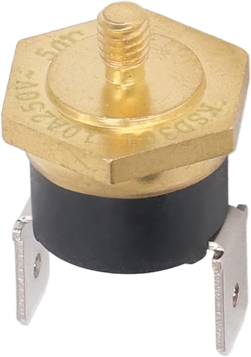 SnelShoppen - 5Pcs KSD301 Thermostaat, 250V Bimetalen Thermostaat Normaal Gesloten M4 Klikschakelaar Temperatuurschakelaar (40°C) voor Betrouwbare Pre
