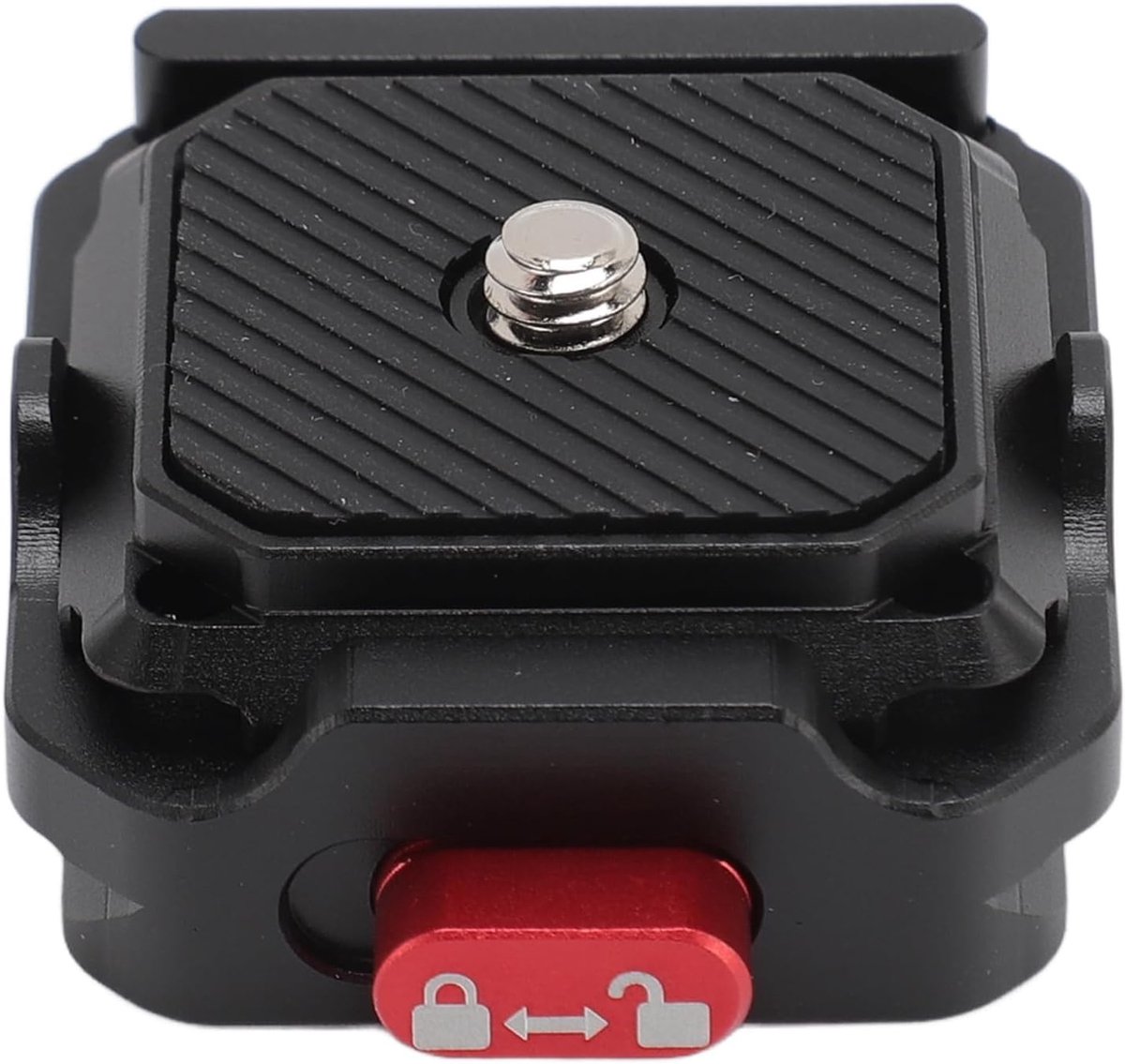 SnelShoppen - Quick Release Plate Kit voor Camera, Snelwissel Bevestigingsplaat voor Statief, 1/4in & 3/8in Schroefdraad, Aluminium, Geschikt voor DSL
