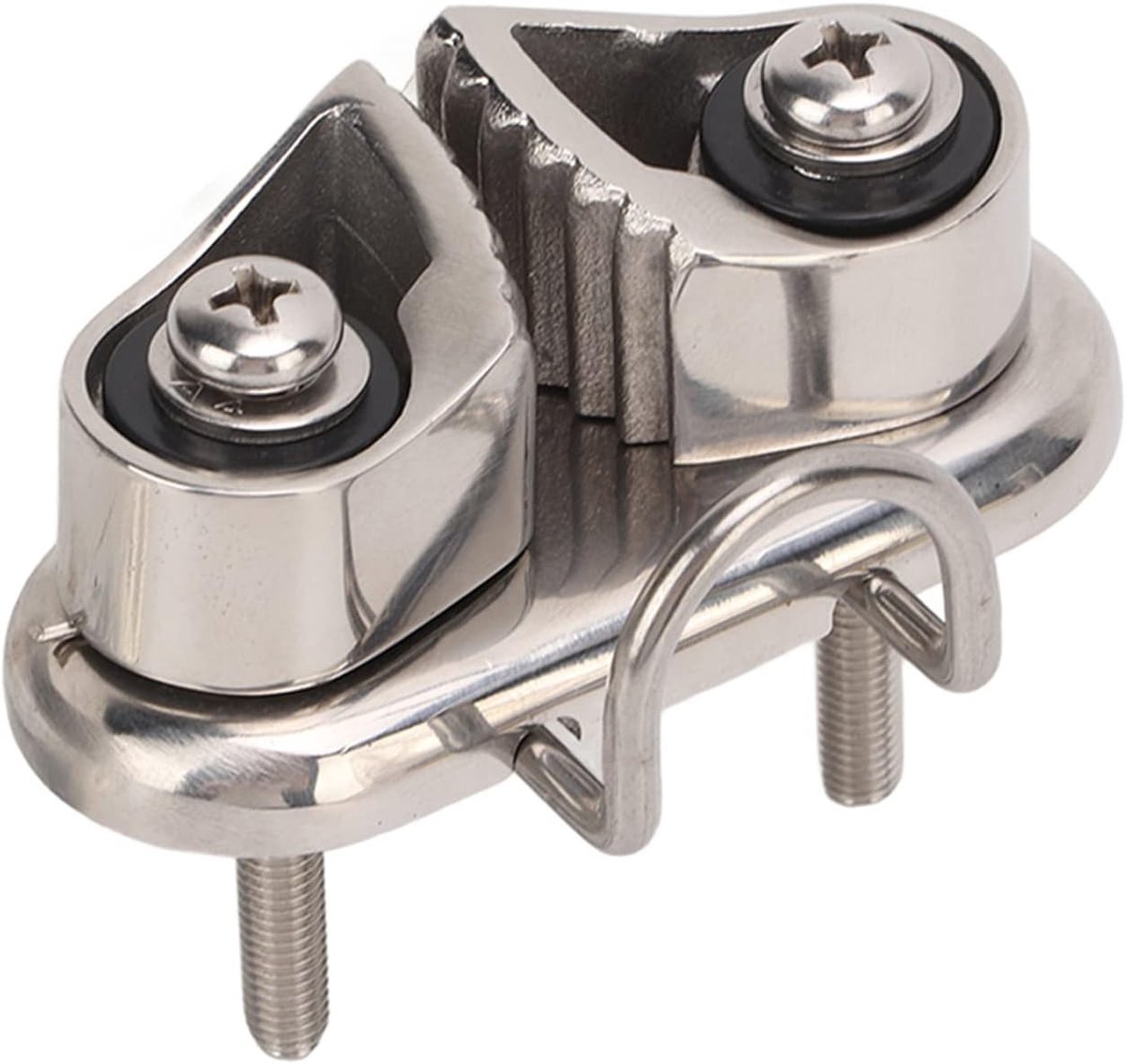 SnelShoppen - Boot Cleat, Cam Cleat met Draadgeleiding voor Zeilboot, Pilates Gereedschap, 316 RVS Spiegelschoon voor 10mm Touw, Lichtgewicht en Duurz