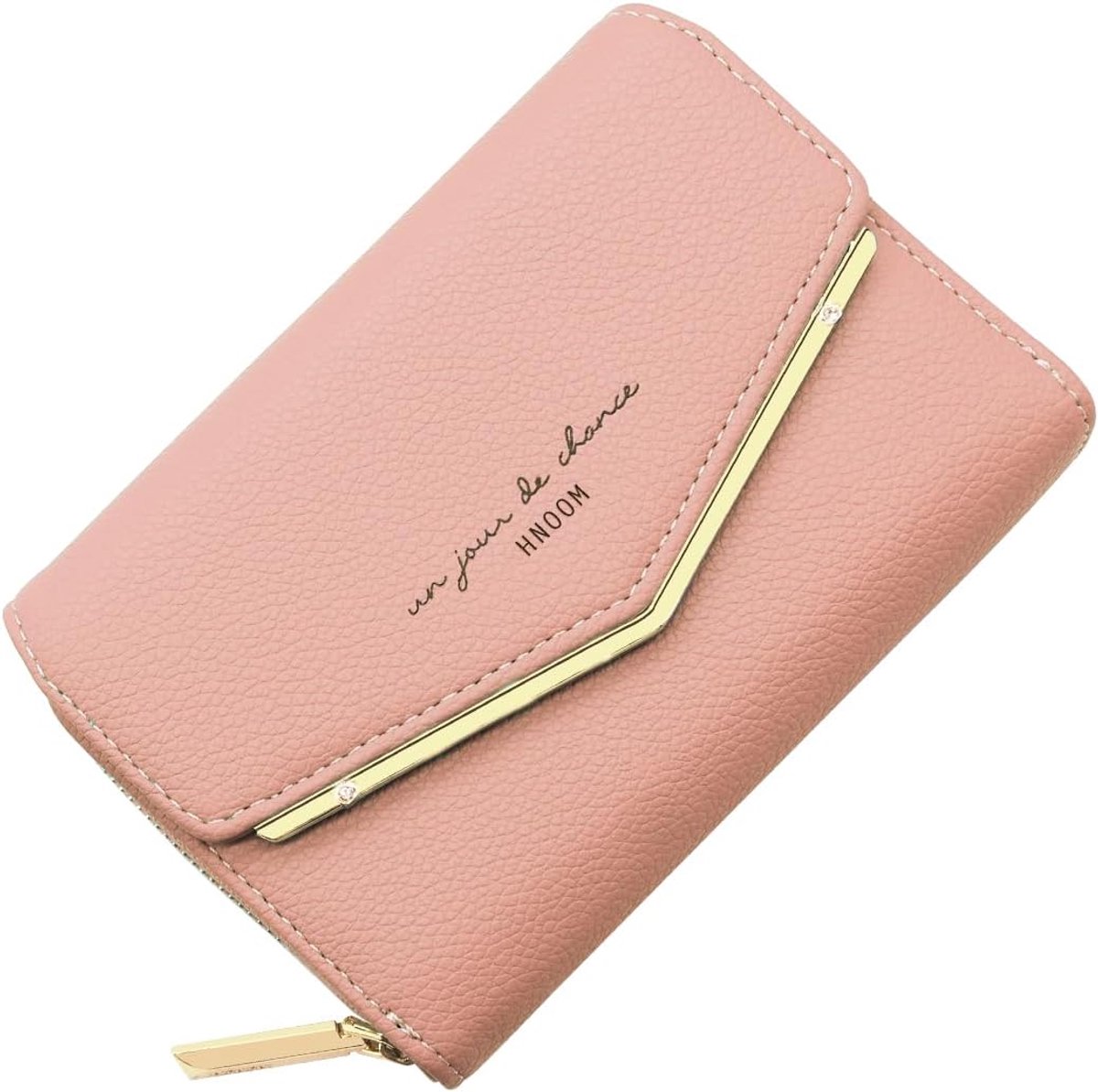 SnelShoppen - Wallet voor Vrouwen, Kleine Handtas voor Vrouwen, PU Leren Portemonnee met Rits, Muntcompartiment, Mini Portemonnee, Creditcardhouder me