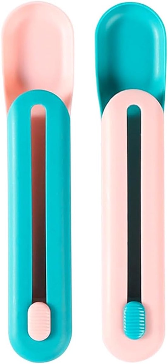 SnelShoppen - 2 Stuks Katten Snack Lepel Lickable Kat Strip Lepel Voor Nat Voer Katten Voeder Snacks En Strips - Herbruikbaar, Duurzaam, Gemakkelijk S