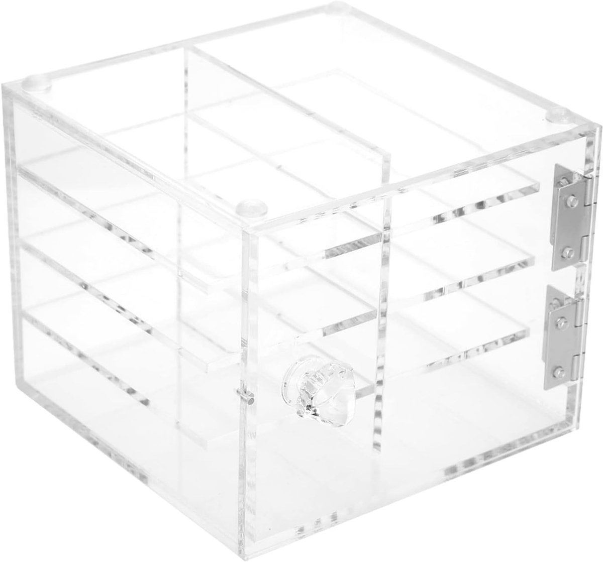 SnelShoppen - Clear Makeup Organizer, Oogwimpers Opslagdoos, 8 Laags Valse Wimpers Display Box, Acryl Wimpers Opslagzak, Wimpers Organizer Tool voor W