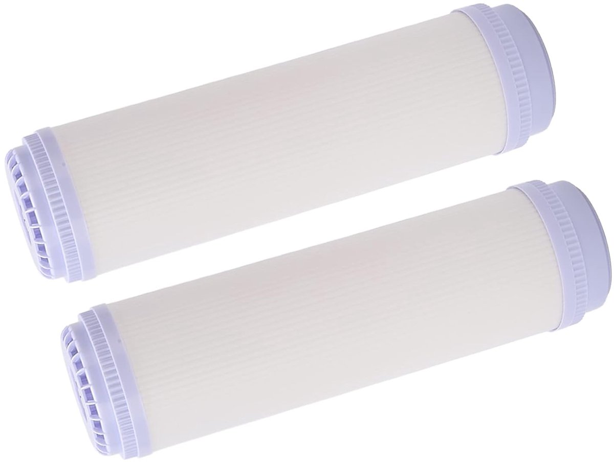 SnelShoppen - Water Filter 2 Stuks Grote Doorstroming Direct Drinkwater Purificatie Ultrafilter Vervangingscartridge voor 10 Inch Waterfilter, Hygiëni