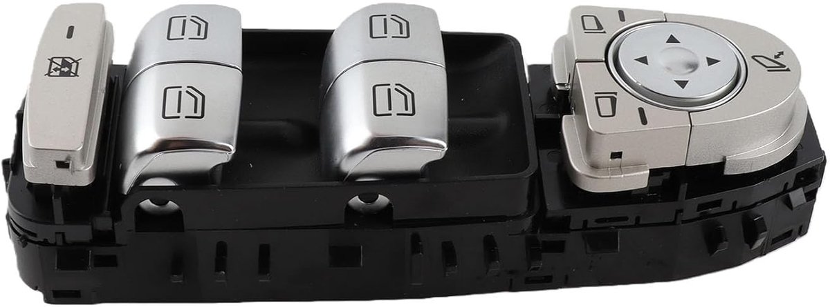 SnelShoppen - Vervangende Raamschakelaar Mercedes-Benz W205, Hoofdschakelaar voor Raam, Duurzaam Ontwerp, Geschikt voor C300 C63 C350e, OE 2229056800,