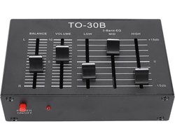 3 Tires Equalizer 20Hz 20kHz Stereo Digital EQ High Middle Low Regulator Audio Processor for Hifi Home Theater Studio - ShopVlot