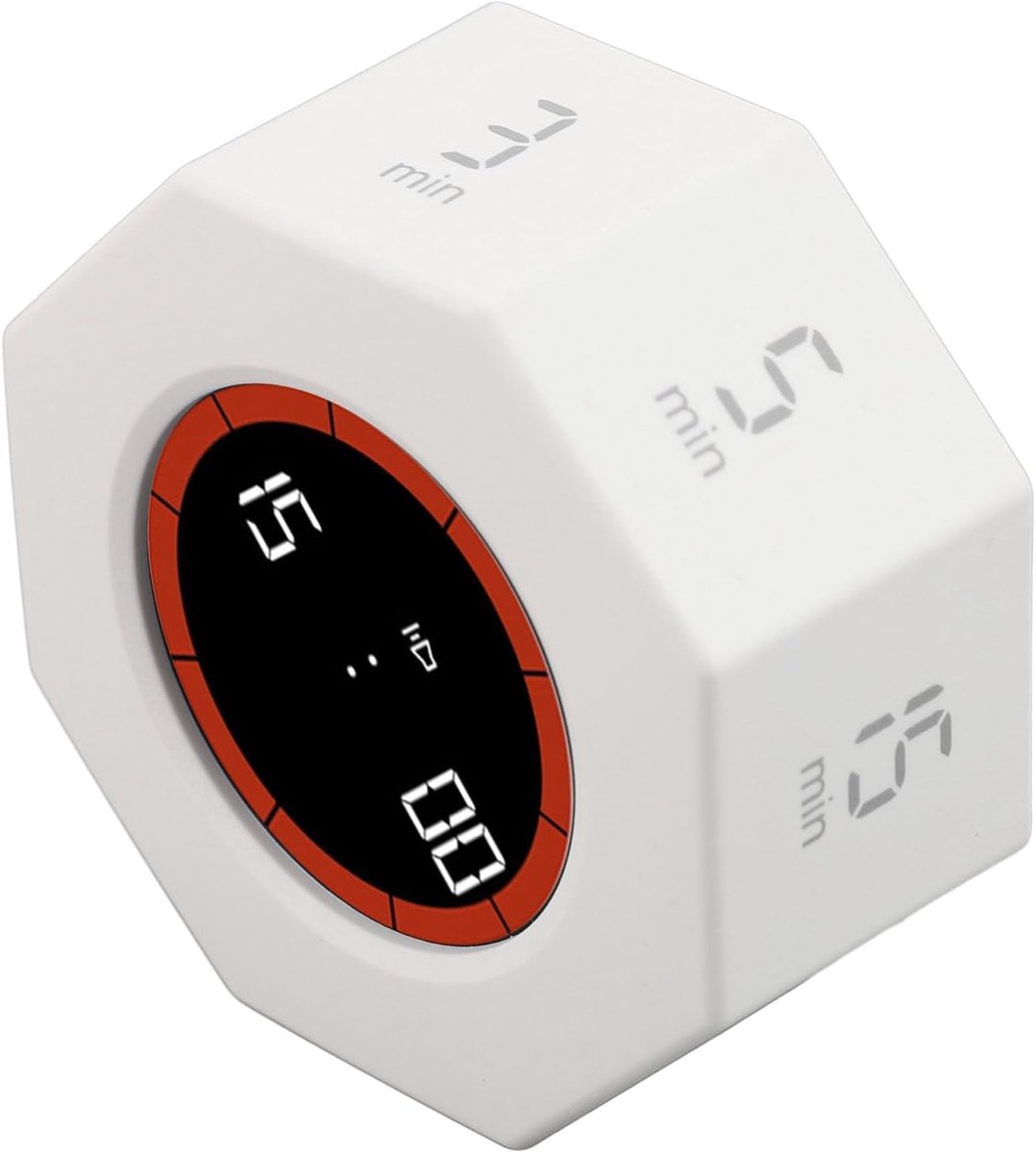 SnelShoppen - Ejoyous Pomodoro Timer - Digitale Gravity Flip Timer Cube - Productiviteits Timer Countdown Timer 1/3/5/15/30/60/90 Minuten - G-Sensor v