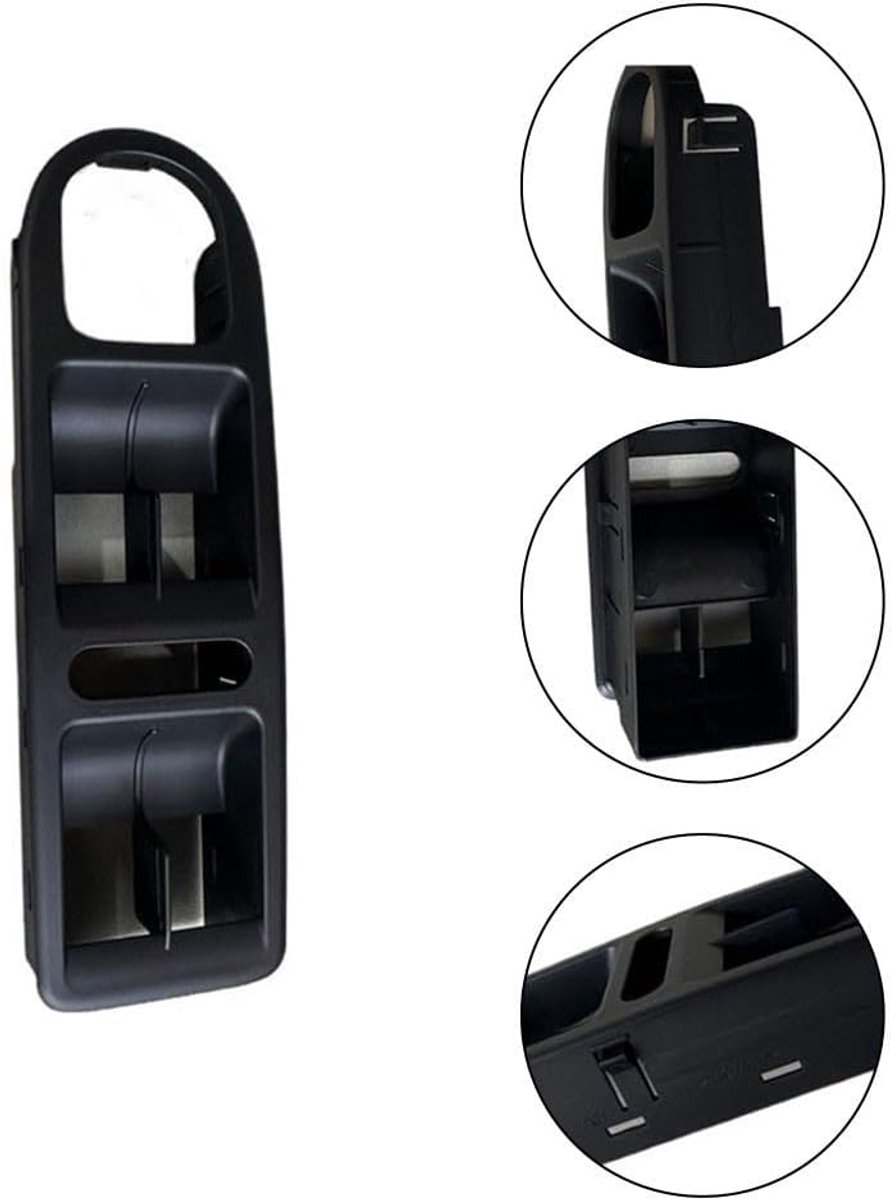 SnelShoppen - Hoge Prestatie Raam Lifter Schakelaar Basis voor Golf 6 5K0867255A Bezel Trim - Duurzaam Kunststof, Eenvoudige Installatie, Precisie Pas