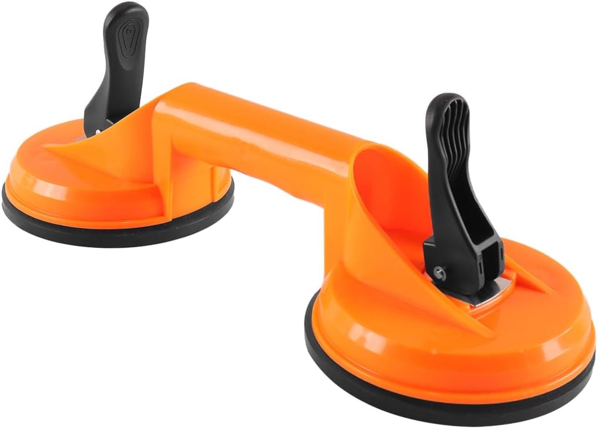 SnelShoppen - Zuignap Vacuüm Lifter met Ergonomische Handgreep voor Glazen Tegels, Marmer en Meubels - Sterke Zuigkracht - 11,5 cm - Lichtgewicht en D
