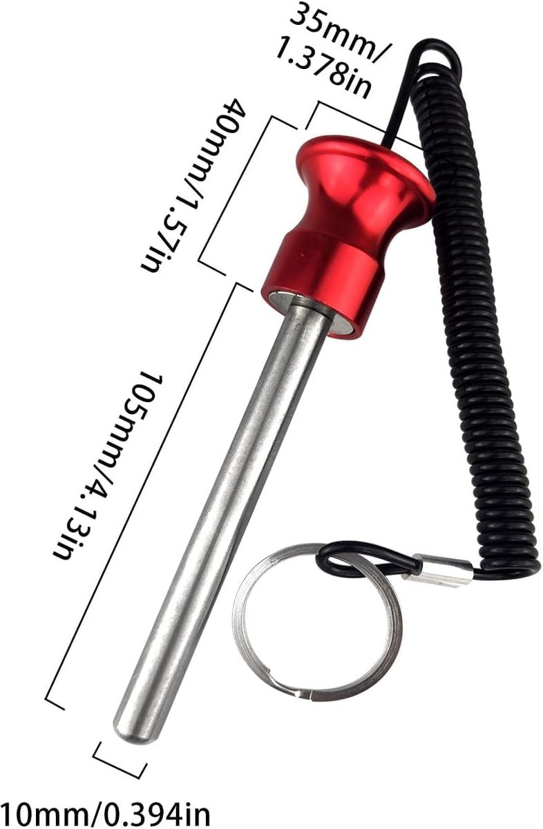 SnelShoppen - Gym Gewicht Stacking Pen, Magnetische Vervanging voor Gewicht Stapel, Blokkeerpunt met Trekkoord voor Krachttraining, Fitness Accessoire